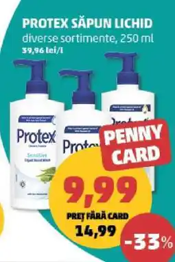 Penny PROTEX SĂPUN LICHID Ofertă