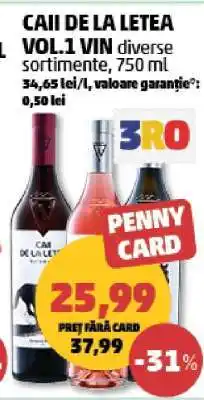 Penny CAII DE LA LETEA VOL.1 VIN Ofertă