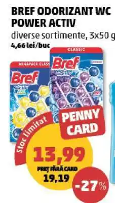 Penny BREF ODORIZANT WC POWER ACTIV Ofertă