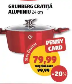 Penny GRUNBERG CRATIȚĂ ALUMINIU 24 cm Ofertă
