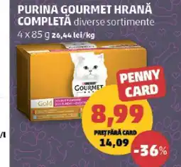 Penny PURINA GOURMET HRANA COMPLETĂ Ofertă
