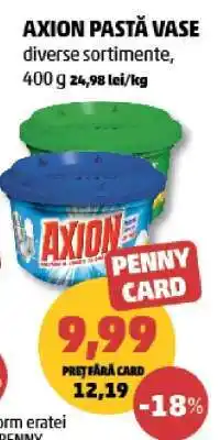 Penny Axion Pastă vase Ofertă