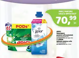 La Doi Pasi Ariel + Lenor Ofertă