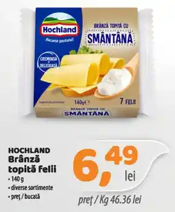 La Doi Pasi Hochland brânză topită felii Ofertă