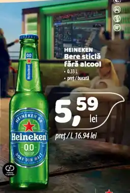 La Doi Pasi Heineken Bere sticlă fără alcool Ofertă