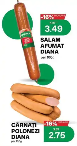 Diana Supermarket Diana salam afumat Ofertă