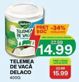 Diana Supermarket Delaco telemea de vacă Ofertă