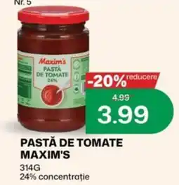 Diana Supermarket Maxim's pastă de tomate Ofertă
