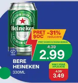 Diana Supermarket Heineken bere Ofertă