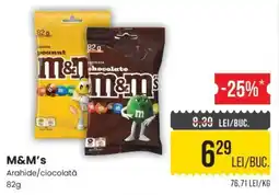 Mega Image M&M's Arahide/ciocolată Ofertă