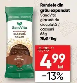 PROFI SanoVita rondele orez glazura de ciocolata / capsuni Ofertă