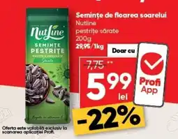 PROFI Nutline semințe de floarea soarelui pestrițe sărate Ofertă