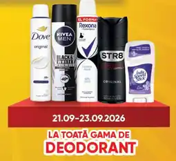 PROFI La toată gama de deodorant Ofertă