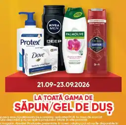 PROFI La toată gama de săpun/gel de duș Ofertă