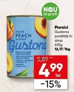 PROFI Gustona piersici jumătăți în sirop Ofertă