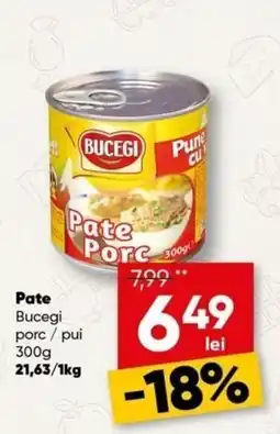 PROFI Bucegi pate porc / pui Ofertă