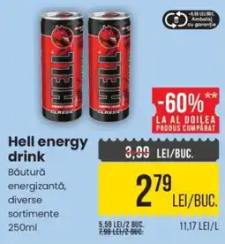 Mega Image Hell energy drink Ofertă