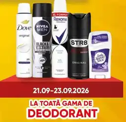 PROFI La toată gama de deodorant Ofertă