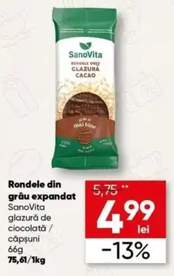 PROFI SanoVita rondele orez glazura cacao Ofertă