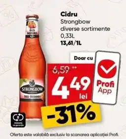 PROFI Cidru Strongbow Ofertă