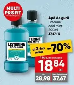 PROFI Listerine apă de gură cool mint Ofertă