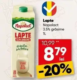 PROFI Napolact lapte 3.5% grăsime Ofertă