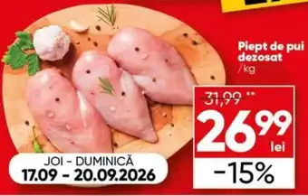 PROFI Piept de pui dezosat Ofertă