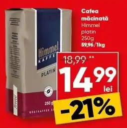 PROFI Himmel cafea măcinată platin Ofertă