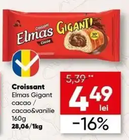 PROFI Elmas croissant gigant cacao Ofertă