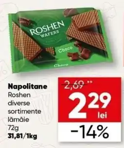 PROFI Napolitane Roshen Ofertă