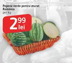 Supeco Pepene verde pentru murat Ofertă