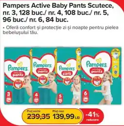 Dr.Max Pampers active baby pants scutece Ofertă