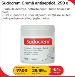 Dr.Max Sudocrem cremă antiseptică Ofertă