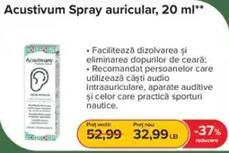Dr.Max Acustivum spray auricular Ofertă