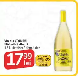 Supeco Cotnari eticheta galbena Ofertă