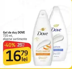 Supeco Dove gel de duș Ofertă