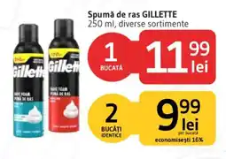 Supeco Spumă de ras GILLETTE Ofertă