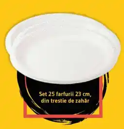 Supeco Set 25 farfurii Ofertă