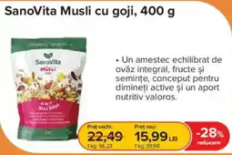 Dr.Max SanoVita Musli cu goji Ofertă