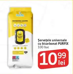 Supeco Purfix șervețele universale cu bicarbonat Ofertă