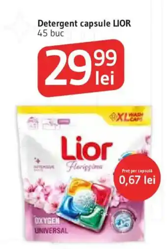 Lior detergent capsule