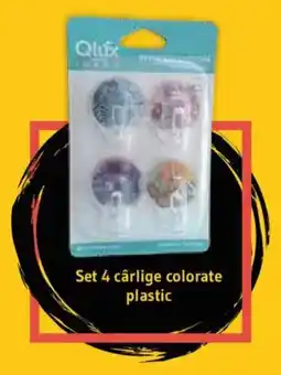 Supeco Qlifx cârlige colorate plastic Ofertă