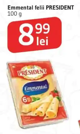 Supeco President emmental felii Ofertă