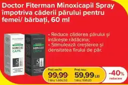 Dr.Max Doctor Fiterman Minoxicapil Spray Ofertă