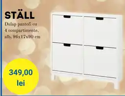 Ikea Ställ Dulap pantofi cu 4 compartimente Ofertă