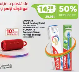 La Doi Pasi Colgate pastă de dinți total Ofertă