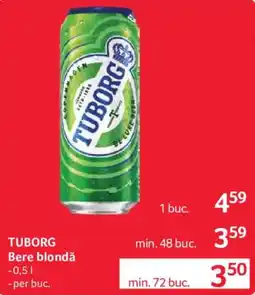 Selgros Tuborg Bere blondă Ofertă
