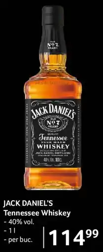 Selgros Jack Daniel's tennessee whiskey Ofertă