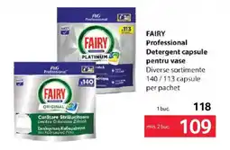 Selgros Fairy professional detergent capsule pentru vase Ofertă