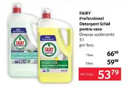 Selgros Fairy professional detergent lichid pentru vase Ofertă